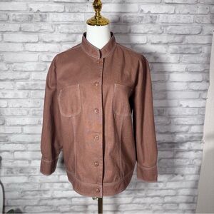 Vintage Ralsey Brown Linen Button Jacket